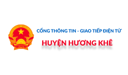 cổng thông tin giao tiếp điện tử huyện hương khê logo