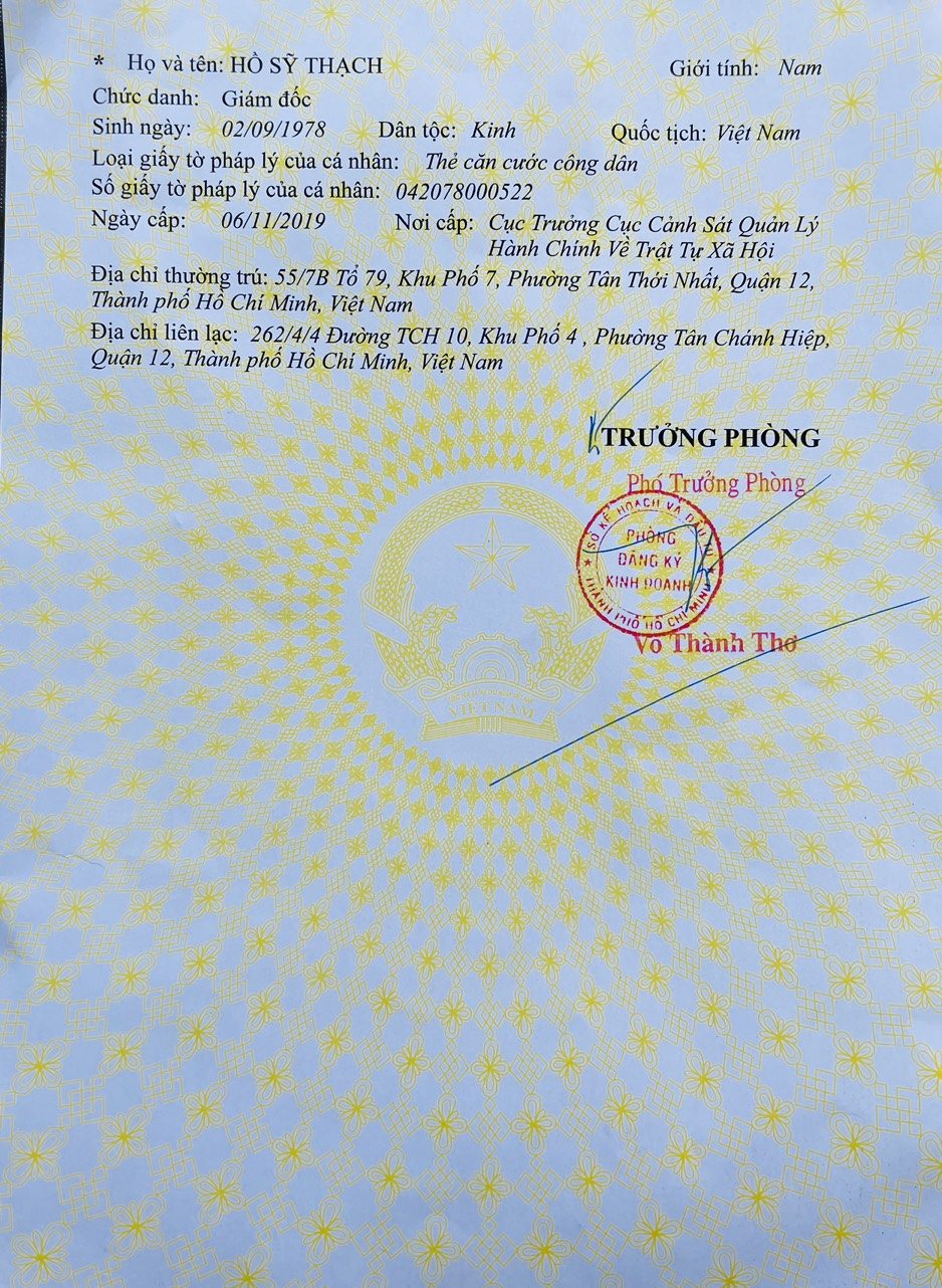 Giấy chứng nhận