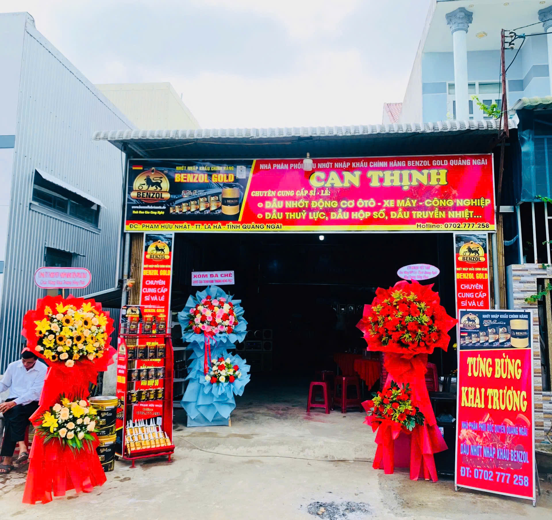 🎉🎉 KHAI TRƯƠNG NHÀ PHÂN PHỐI BENZOL QUẢNG NGÃI - MỞ CỬA CHÀO ĐÓN KHÁCH HÀNG! 🎉🎉