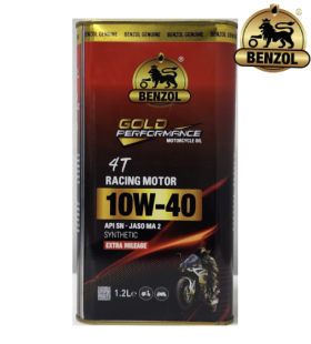 Nhớt xe m&aacute;y lon vu&ocirc;ng SN 10W40 - 1,2 L&iacute;t