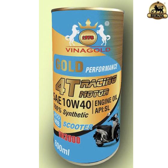 Dầu nhớt xe m&aacute;y Vinagold VN3000 4T Racing Motor Scooter