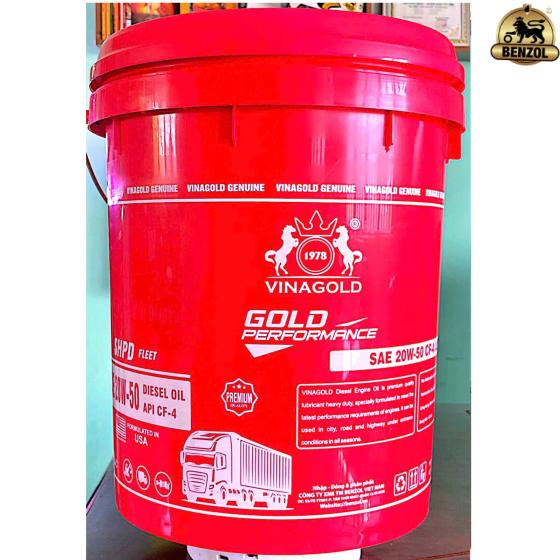 Nhớt CF4 20W50 X&ocirc; 18L d&ugrave;ng cho t&agrave;u thuyền