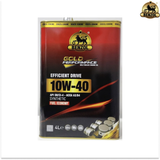 Nhớt &ocirc; t&ocirc; lon vu&ocirc;ng SN/CI4 10W40 4L