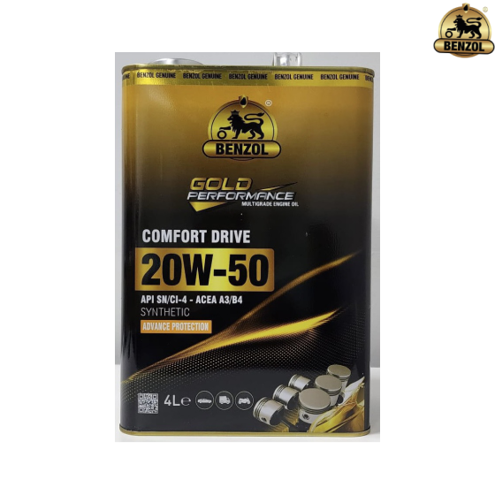 Nhớt &ocirc; t&ocirc; lon vu&ocirc;ng SN/CI4 20W50 4L