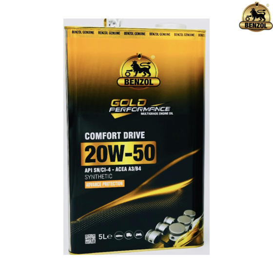 Nhớt &ocirc; t&ocirc; lon vu&ocirc;ng SN/CI4 20W50 5L