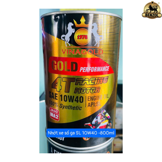 Nhớ xe m&aacute;y lon tr&ograve;n SL 10W40-800ML